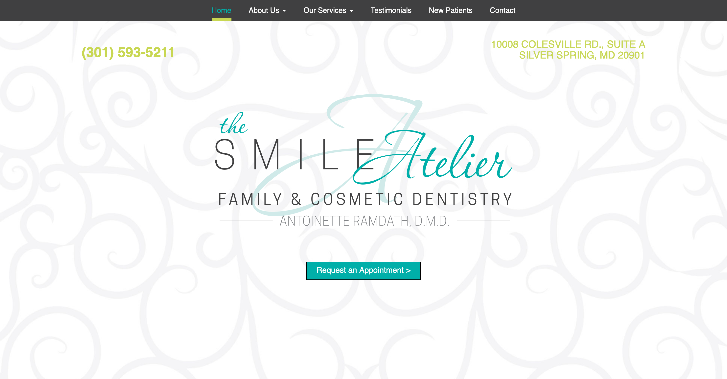 The Smile Atelier family and cosmetic dentistry site